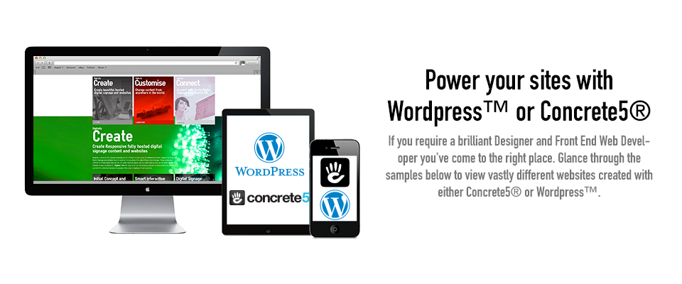 WordPress and Concrete5